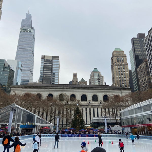 Photo taken at Bank of America Winter Village at Bryant Park by Hannah P. on 12/29/2021