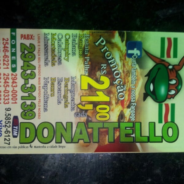 Pizzaria Donatello, GUARULHOS