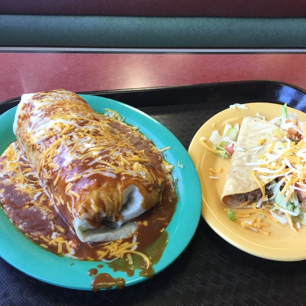 The "works" and a beef taco! Very Big portions and great value!