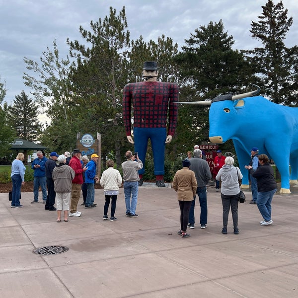 Photo taken at Paul Bunyan &amp; Babe The Blue Ox by William B. on 10/1/2022