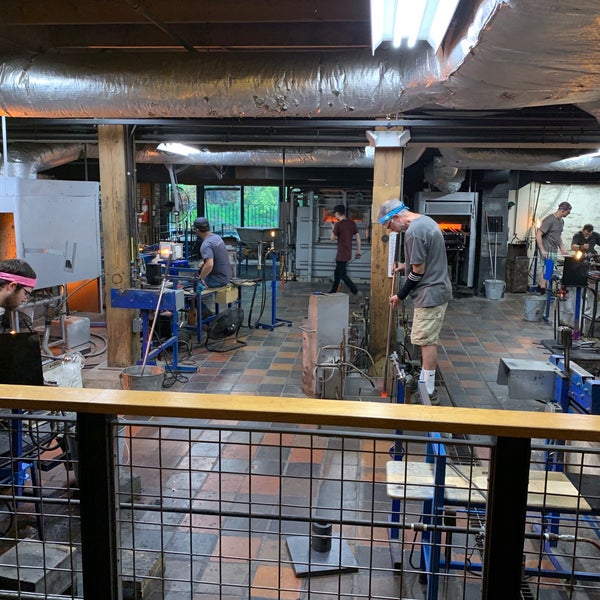 Photo taken at Simon Pearce Restaurant, Retail &amp; Glassblowing by William B. on 10/2/2019