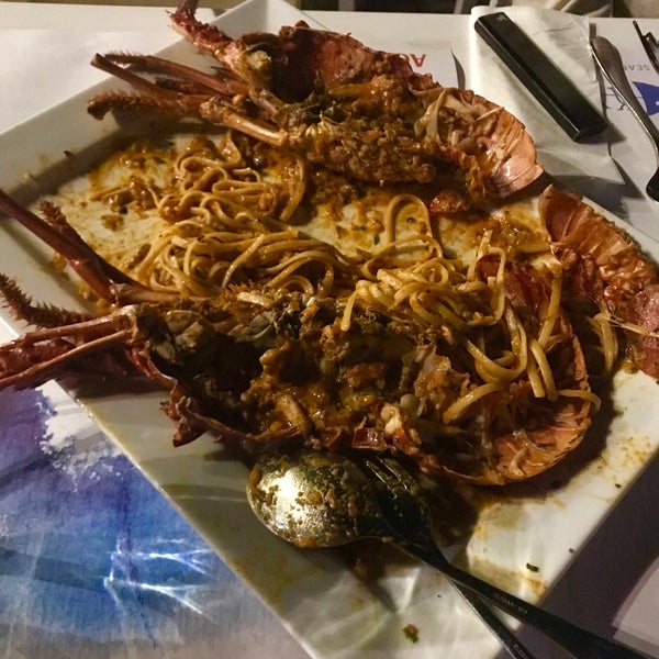 Lobster spaghetti enfes!