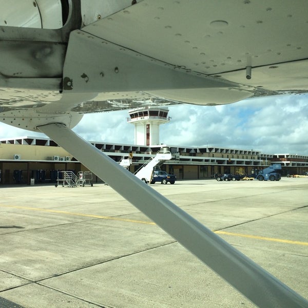 Photo taken at Philip S.W. Goldson International Airport (BZE) by Ramon R. on 11/25/2014