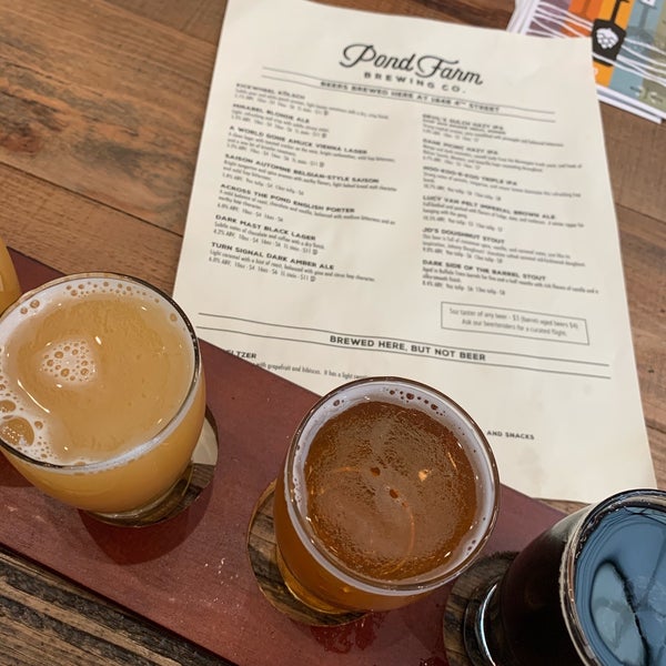 Photo taken at Pond Farm Brewing Company by gabe k. on 2/16/2020