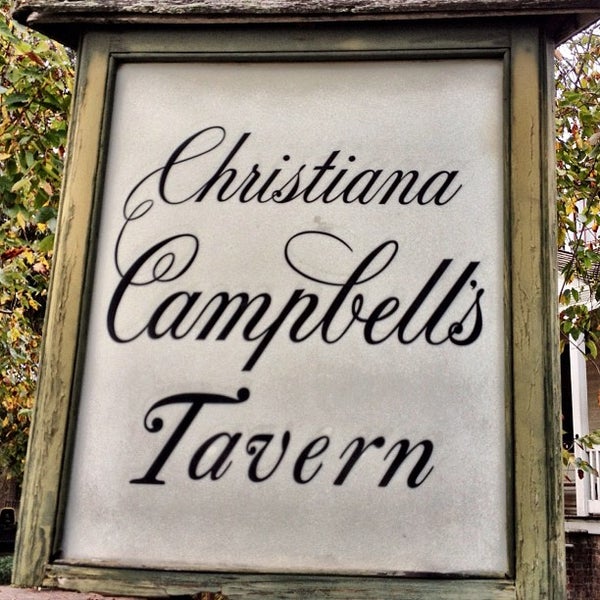 Photo taken at Christiana Campbell&#39;s Tavern by Leslie on 10/4/2012