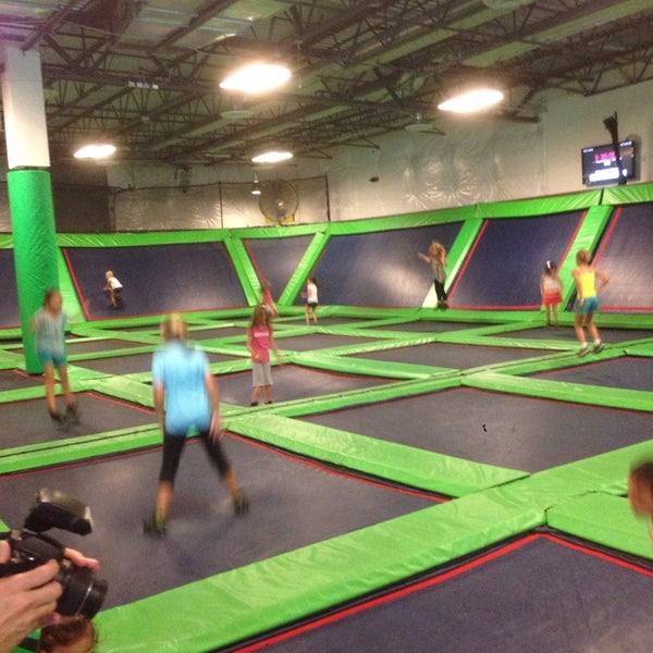 Photo taken at Rebounderz Sterling by Lal H. on 8/23/2014