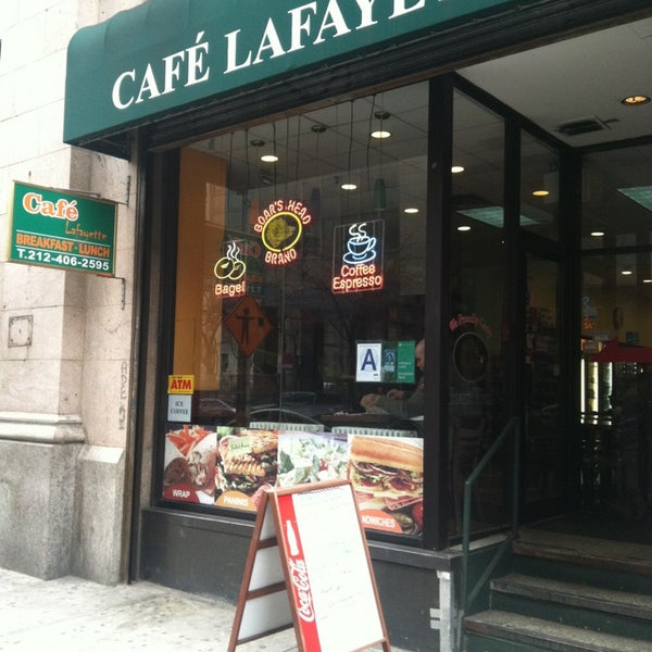 Photo taken at Cafe Lafayette by Lloyd I. on 3/11/2013