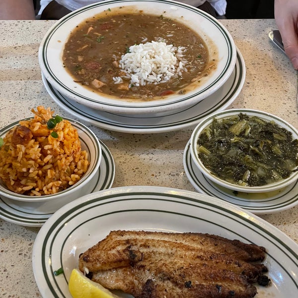 Photo taken at Gumbo Shop by Dia on 3/7/2023