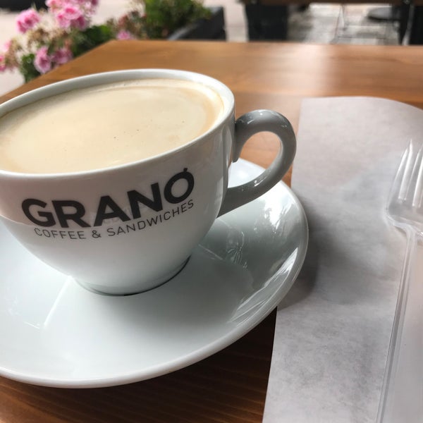 Photo taken at Grano Coffee &amp; Sandwiches by Ayşe Gül Ö. on 7/4/2021