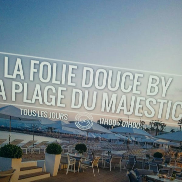 Photo taken at La Folie Douce by Le Majestic Barrière Cannes by Antoine O. on 6/17/2015