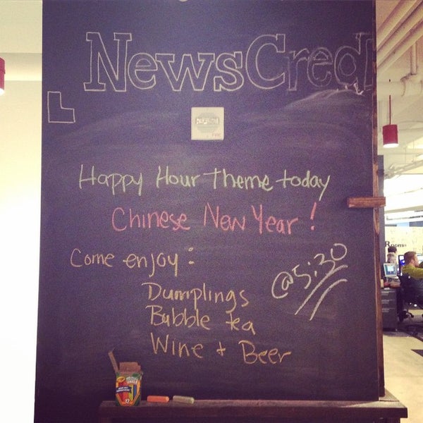Photo taken at NewsCred by Andrea H. on 2/19/2015