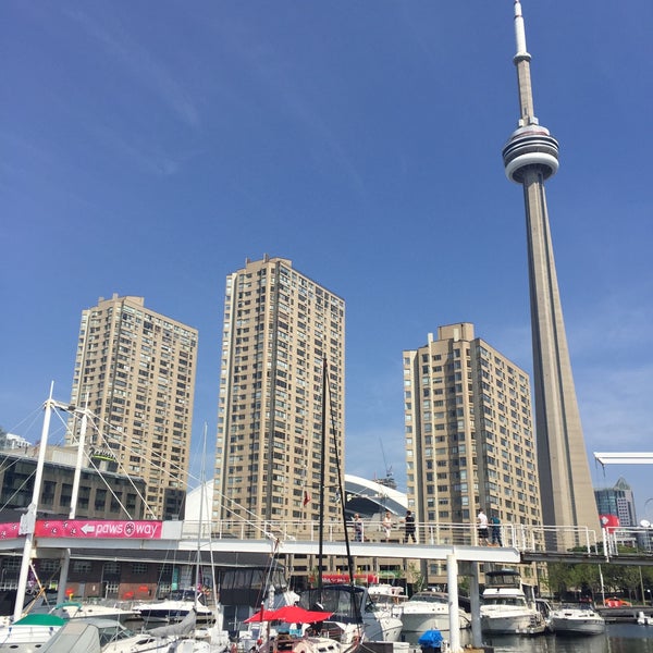 Photo taken at Queen&#39;s Quay Terminal by David D. on 5/28/2016
