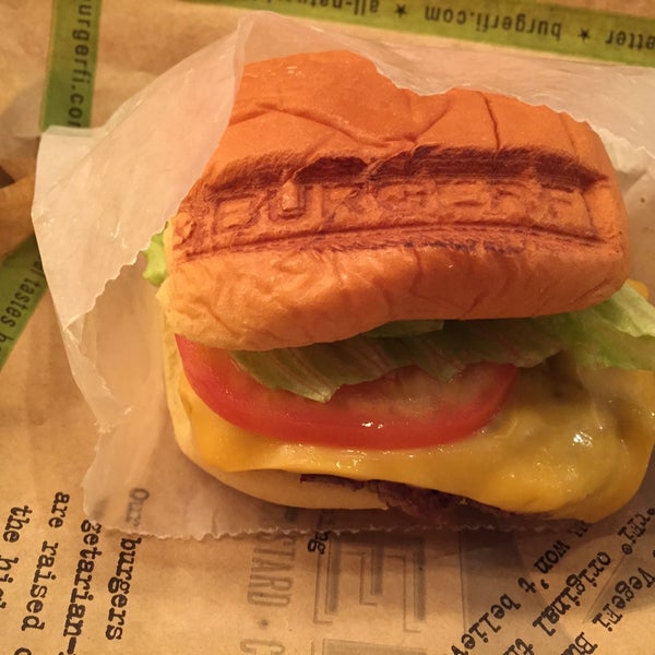 Photo taken at BurgerFi by Abdullah A. on 5/3/2015