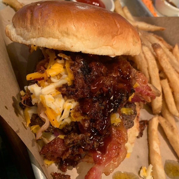 Hickory Brisket bacon burger…just ask for a little extra sauce