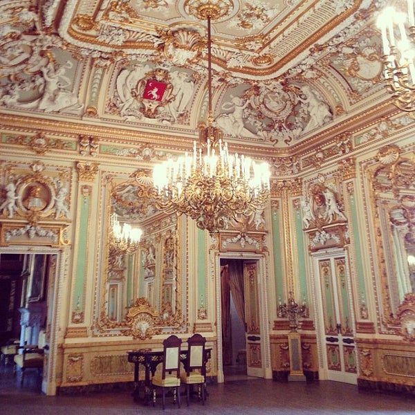 Photo taken at Palazzo Parisio by David S. on 5/2/2013