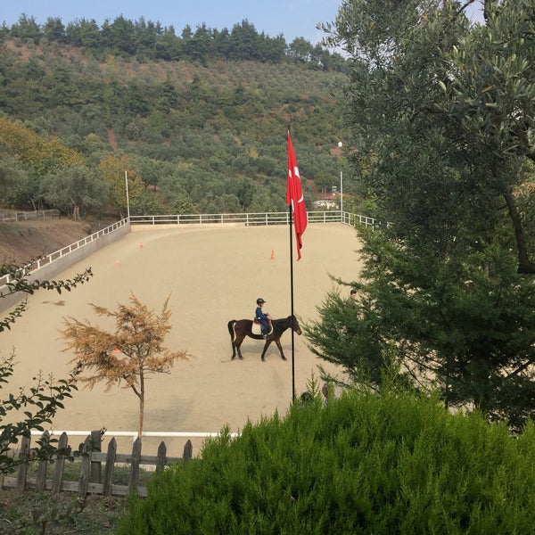 Photo taken at Doğuşlu Binicilik ve Pony Kulübü by Zeynep K. on 10/23/2016