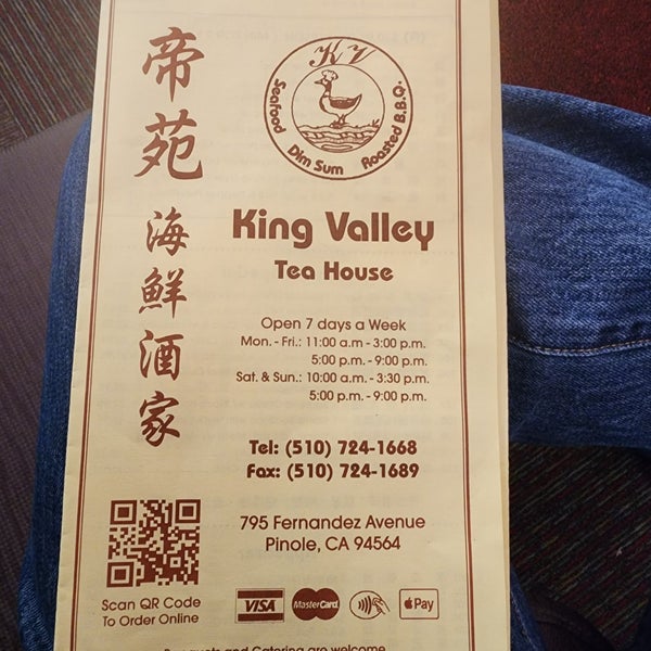 King Valley Tea House 795 Fernandez Ave