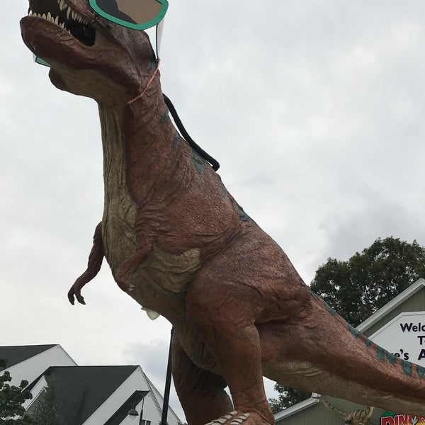 Photo taken at The Dinosaur Place at Nature&#39;s Art Village by Bill H. on 8/12/2017