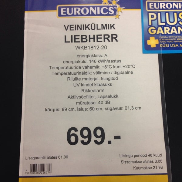 Photos At Euronics Haabertsi Paldiski Mnt 102