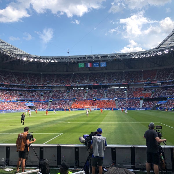 Photo taken at Groupama Stadium by Julia V. on 7/7/2019