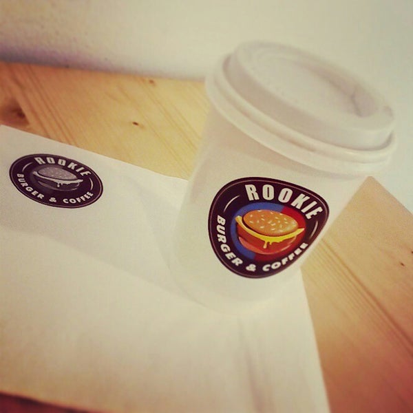 Photo taken at Rookie Burger &amp; Coffee by Luca D. on 7/23/2014