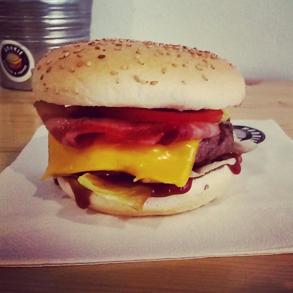 7/23/2014にLuca D.がRookie Burger &amp; Coffeeで撮った写真