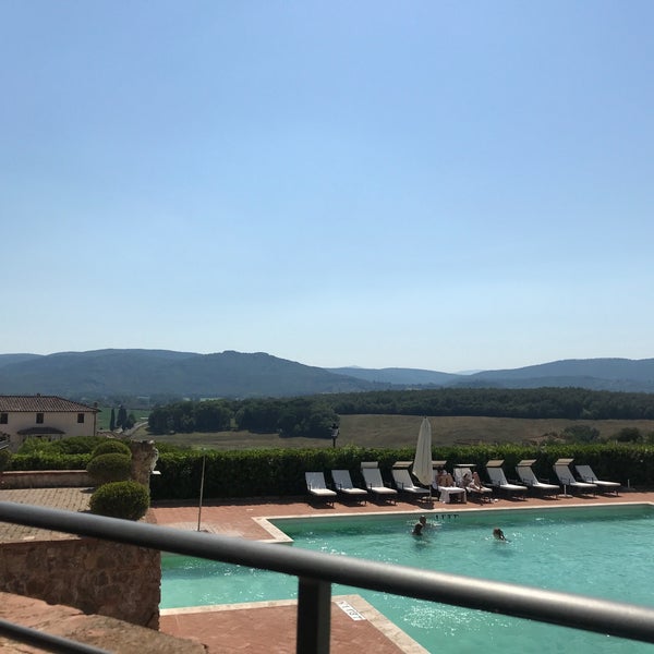 Photo taken at La Bagnaia Golf &amp; Spa Resort Siena, Curio Collection by Hilton by Xander V. on 7/15/2018