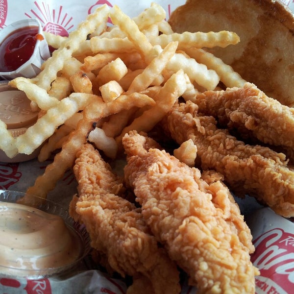 Photo taken at Raising Cane&#39;s Chicken Fingers by Hil H. on 4/4/2013