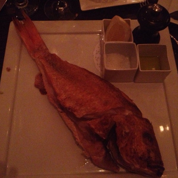Delicious grilled whole fish - very fresh. Red Snapper was delicious!!