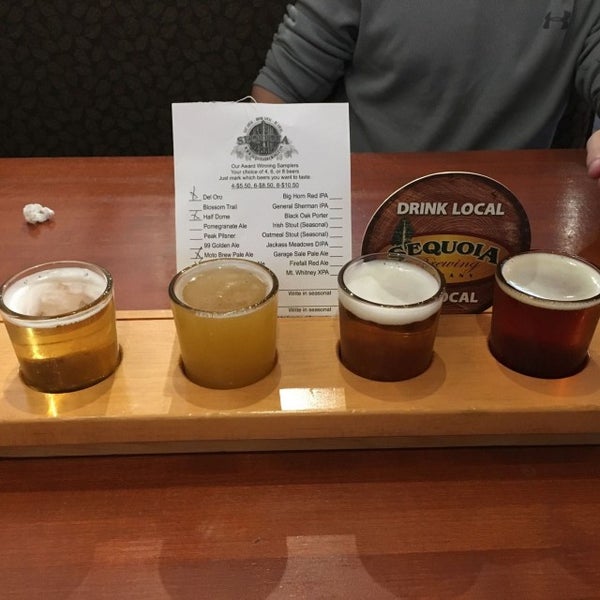 Photo taken at Sequoia Brewing Company - Visalia by Randall C. on 4/6/2017