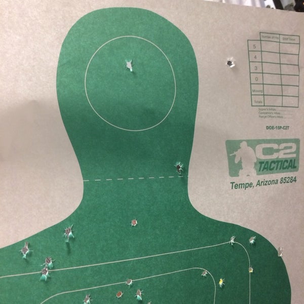 Снимок сделан в C2 Tactical Indoor Shooting Range пользователем Carson B. 2/15/2014
