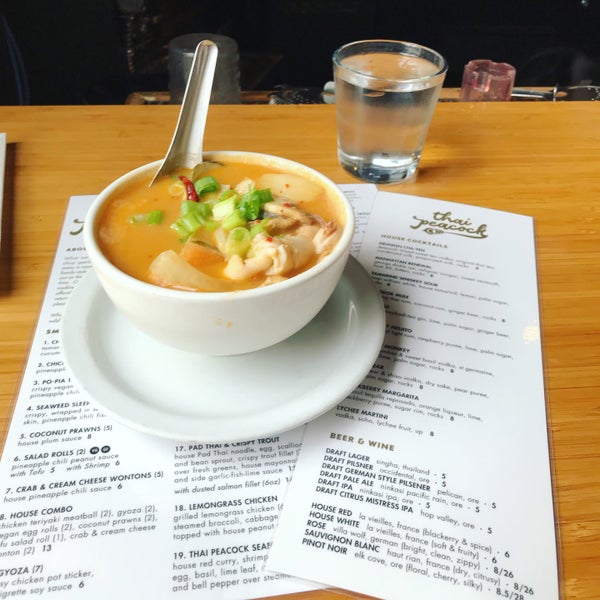 Tom kha soup is very tasty:)