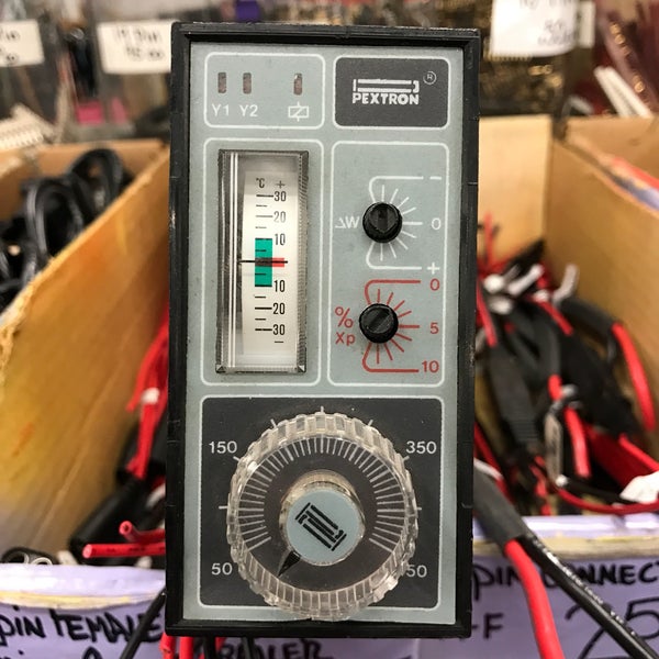 All the spare parts and toggles and switches and cables you could ever need. Plus, the most interesting vintage interfaces.