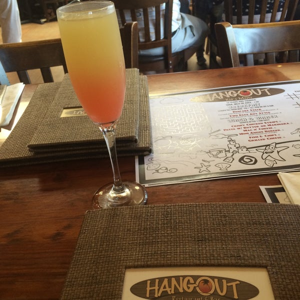 Photo taken at The Hangout Restaurant &amp; Beach Bar by Katrena C. on 5/3/2015