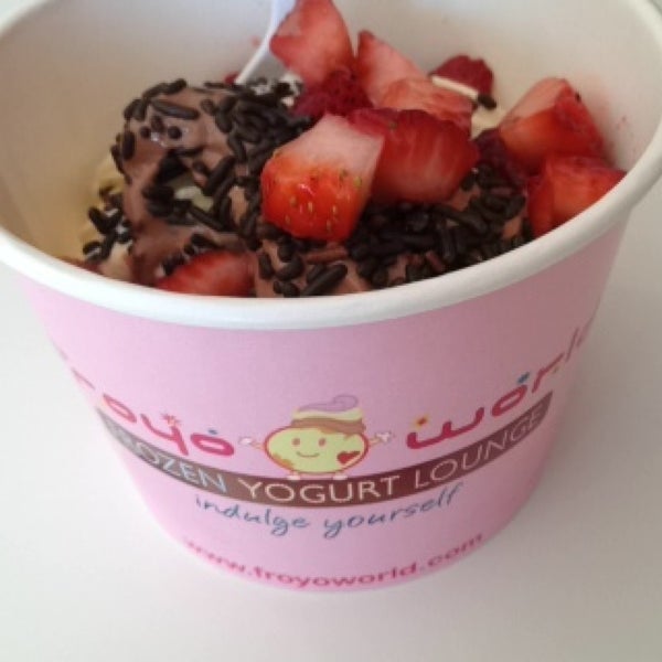 Photo taken at FroyoWorld by Hannah L. on 4/26/2013