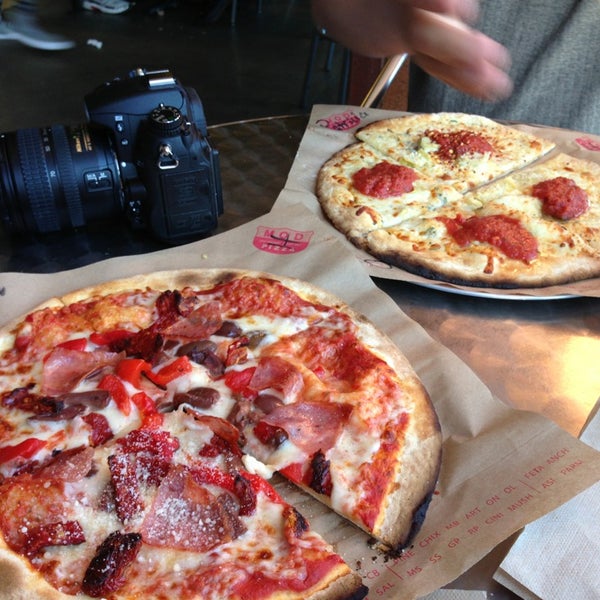 Photo taken at Mod Pizza by PATRICIA C. on 4/1/2013