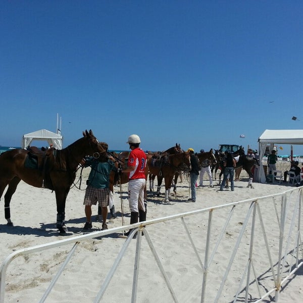 Photo taken at Miami Beach Polo World Cup by annette p. on 4/27/2014