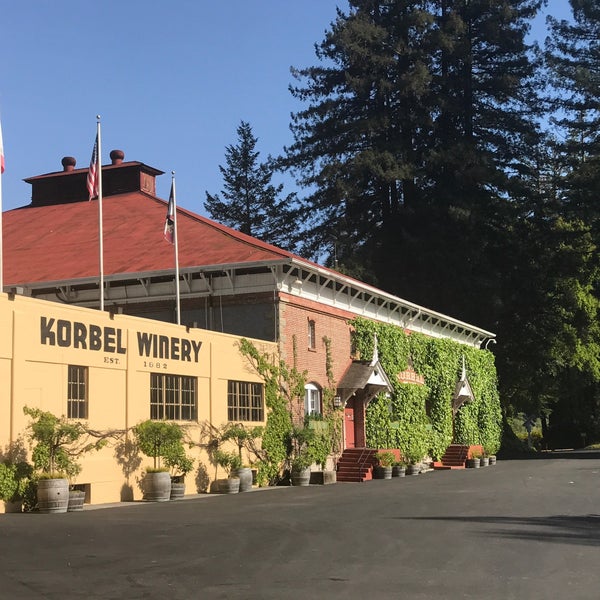 Photo taken at Korbel Winery by Abir C. on 4/15/2017
