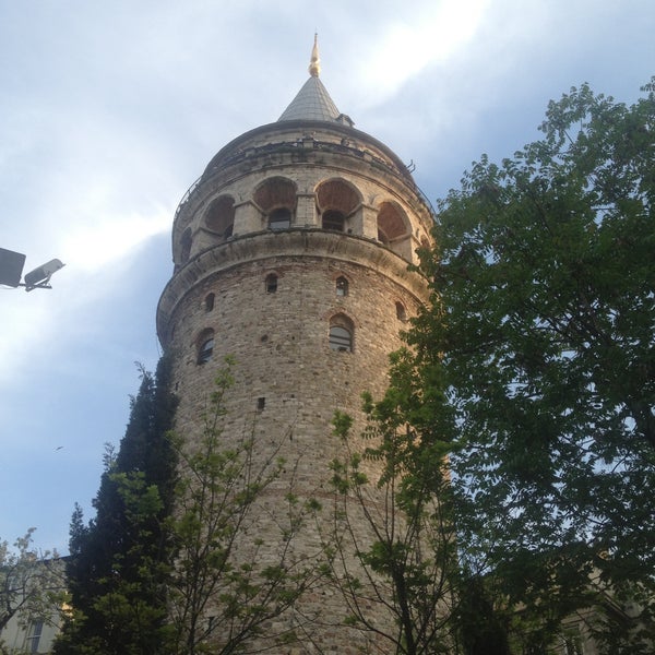 Photo taken at Galata Tower by Bahar E. on 5/4/2013