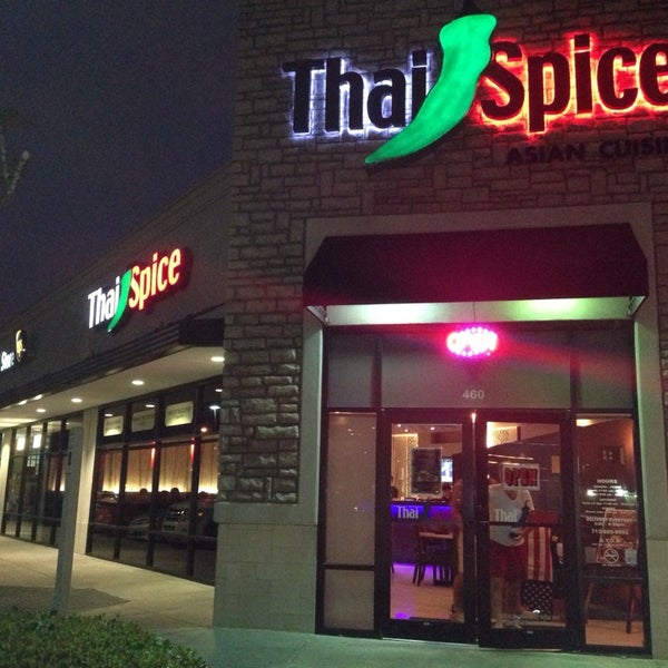 Photo taken at Thai Spice Asian Cuisine by Dwight B. on 3/23/2014