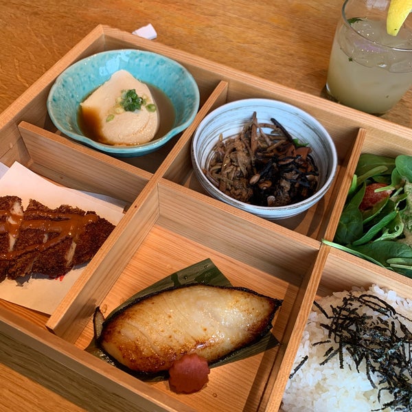 Black miso cod. The Bento set during weekend brunch is a good deal.