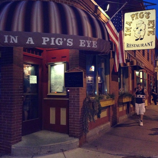 Photo taken at In A Pig&#39;s Eye by Haunted Happenings M. on 7/7/2014