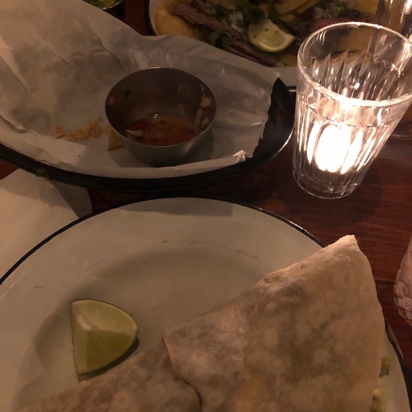 Photo taken at Taqueria Pistola y Corazon by Amy W. on 11/25/2018