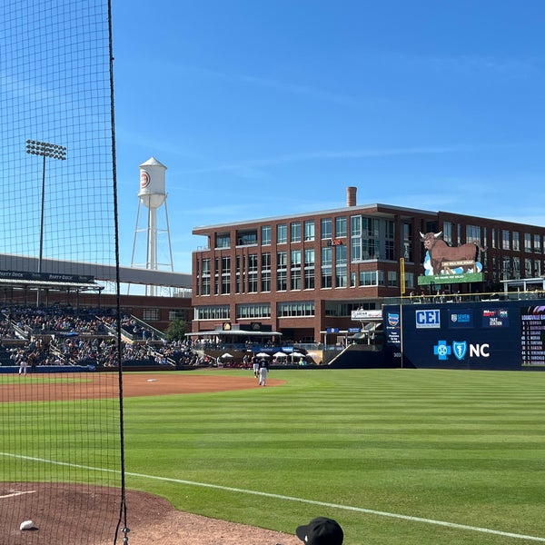 Photo taken at Durham Bulls Athletic Park by Amy W. on 6/19/2022
