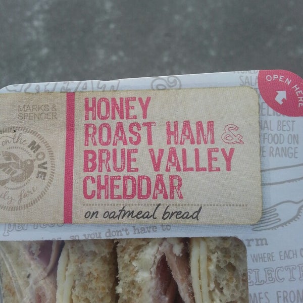Best cheese and ham sandwich around