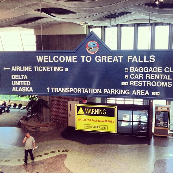 Photo taken at Great Falls International Airport (GTF) by Eric M. on 8/7/2013