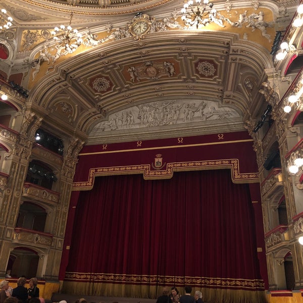 Photo taken at Teatro Massimo Bellini by Gabby S. on 10/10/2018