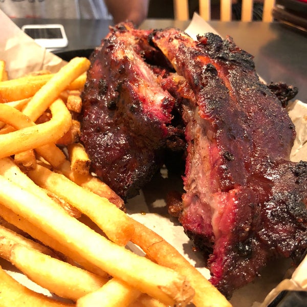 Jumbo beef ribs. The sauce and the level of smokiness are on point 👍🏻 the actual ribs are good but with a little more care, it would be incredible.