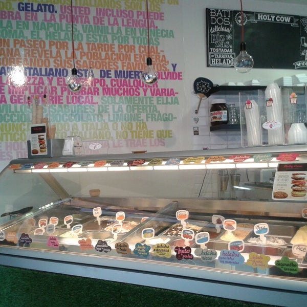 Photo taken at Holy Cow Gelateria Italiana by Carmen G. on 4/7/2013