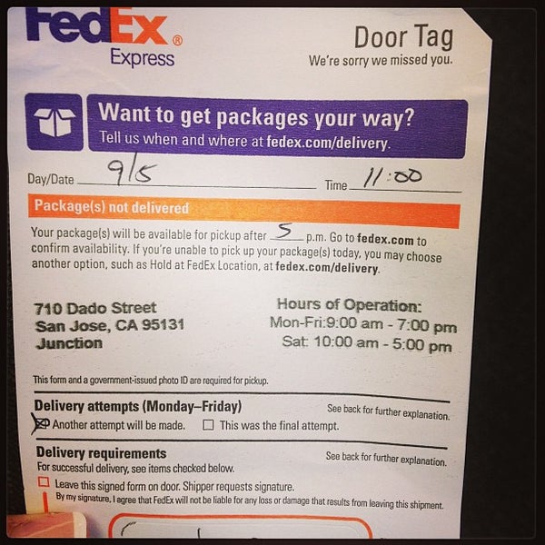 Photos At Fedex Ship Center North San Jose San Jose Ca